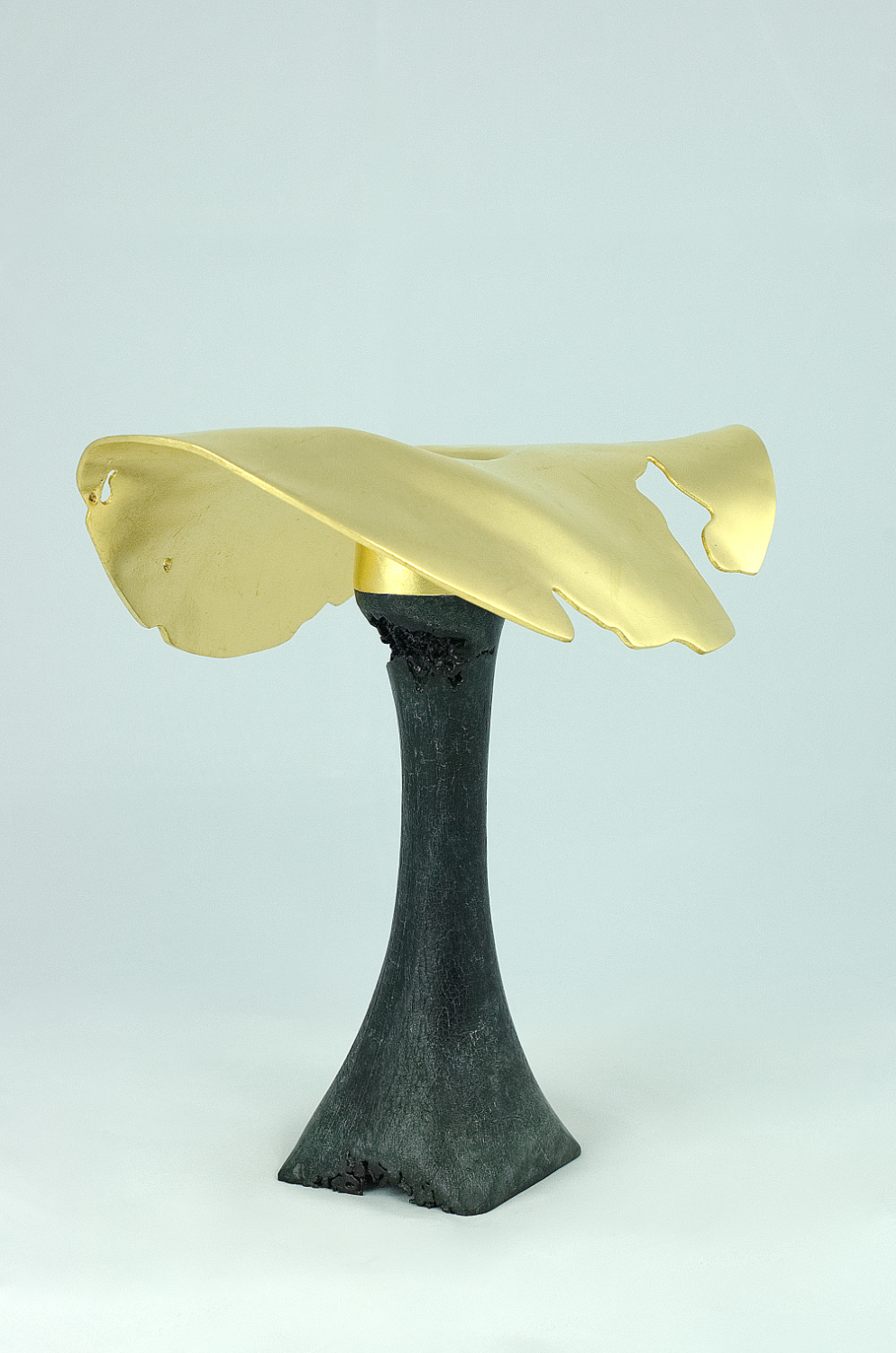 Modern sculpture in bronze with gilding. Original Artist's Proof. 27.5 x 27.5 cms. 2018