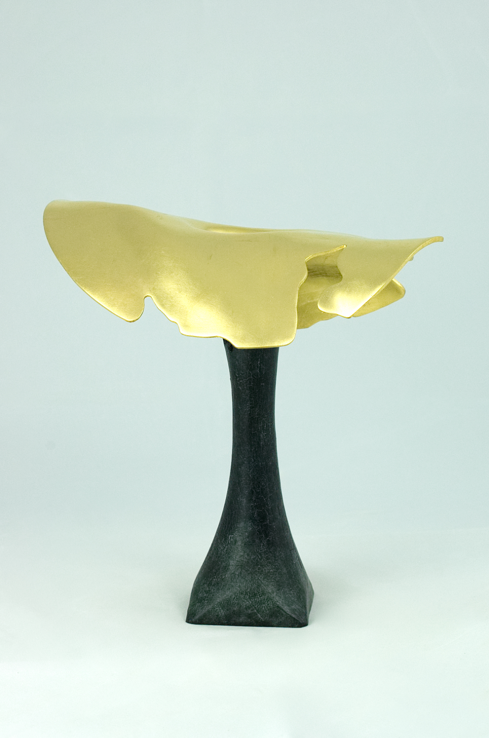 Modern sculpture in bronze with gilding. Original Artist's Proof. 27.5 x 27.5 cms. 2018