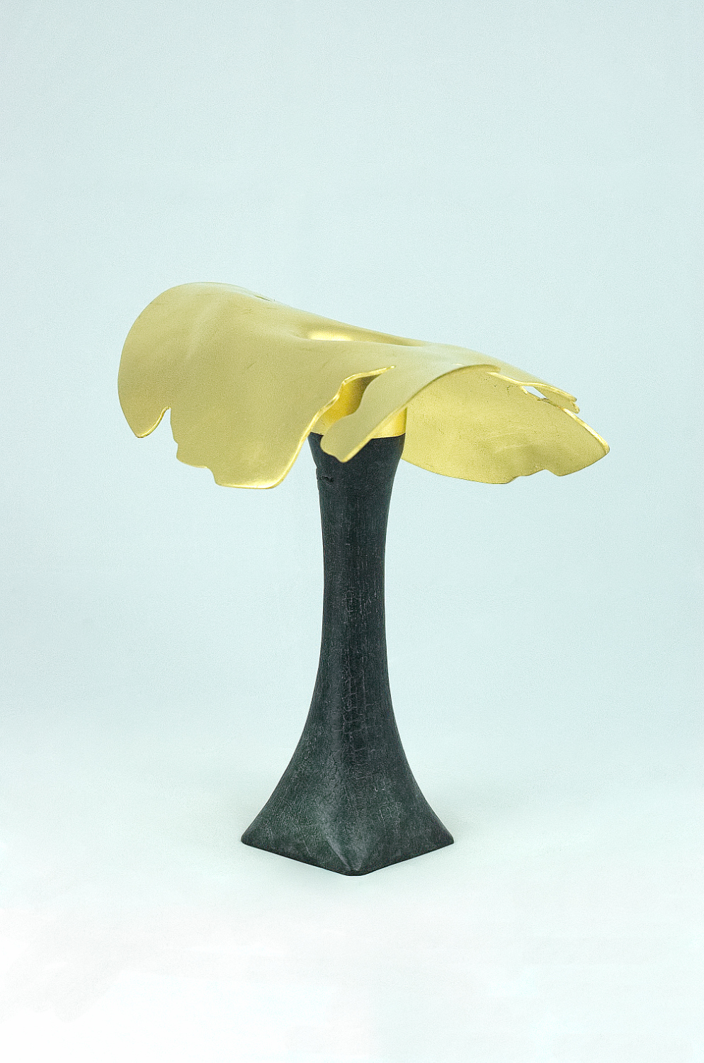 Modern sculpture in bronze with gilding. Original Artist's Proof. 27.5 x 27.5 cms. 2018
